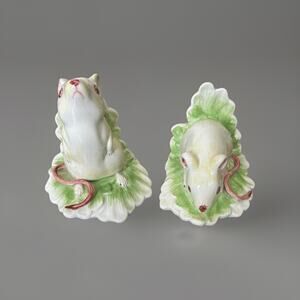 Vintage Italy Meiselman Ceramic Mice Imports.
